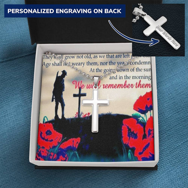 Personalised Cross Necklace
