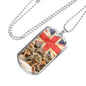HEROES DOG TAG STYLE GOLD/SILVER NECKLACE