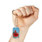 TOMMY'S POPPLES DOG TAG STYLE GOLD/SILVER NECKLACE