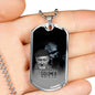 SOLDIER FOR LIFE DOG TAG STYLE GOLD/SILVER NECKLACE