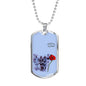 THANK YOU MY FRIEND DOG TAG STYLE GOLD/SILVER NECKLACE