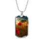 1914 DOG TAG STYLE GOLD/SILVER NECKLACE