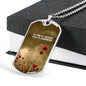 BREATHE DOG TAG STYLE GOLD/SILVER NECKLACE