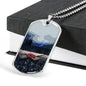 LEFT DOG TAG STYLE GOLD/SILVER NECKLACE