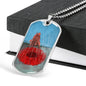 TOMMY'S POPPLES DOG TAG STYLE GOLD/SILVER NECKLACE