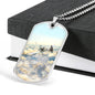 SUPER MARINE SPITFIRE DOG TAG STYLE GOLD/SILVER NECKLACE