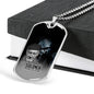 SOLDIER FOR LIFE DOG TAG STYLE GOLD/SILVER NECKLACE