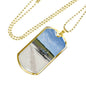 SPITFIRE DOG TAG STYLE GOLD/SILVER NECKLACE