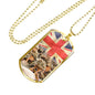 HEROES DOG TAG STYLE GOLD/SILVER NECKLACE