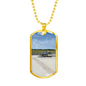 SPITFIRE DOG TAG STYLE GOLD/SILVER NECKLACE