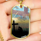 MEN DIE FOR SOMETHING DOG TAG STYLE GOLD/SILVER NECKLACE