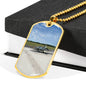 SPITFIRE DOG TAG STYLE GOLD/SILVER NECKLACE