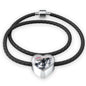 Endless-March Heart Charm - Real Leather Woven Bracelet