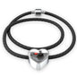 Dear-Tommy Heart Charm - Real Leather Woven Bracelet