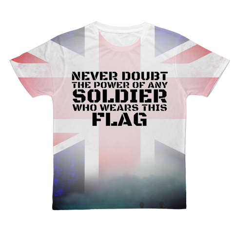 Soldier Power Classic Sublimation Adult T-Shirt