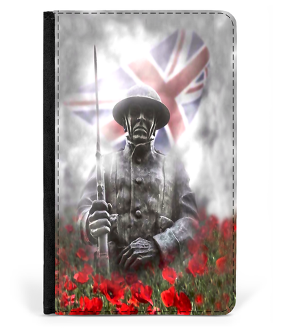 Passport Cover Faux Leather - poppy-Pride