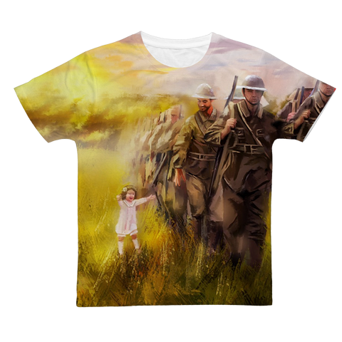 Daddy Dont Go Classic Sublimation Adult T-Shirt