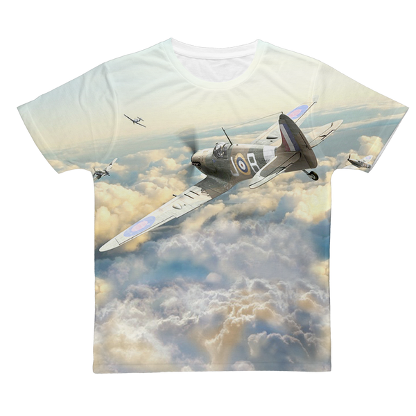 Supermarine Spitfire Classic Sublimation Adult T-Shirt
