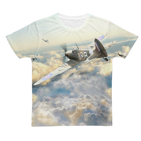 Supermarine Spitfire Classic Sublimation Adult T-Shirt