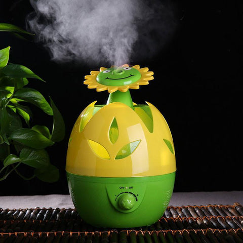 3L Flower Shaped Ultrasonic Home Aroma Humidifier And Air Diffuser Purifier