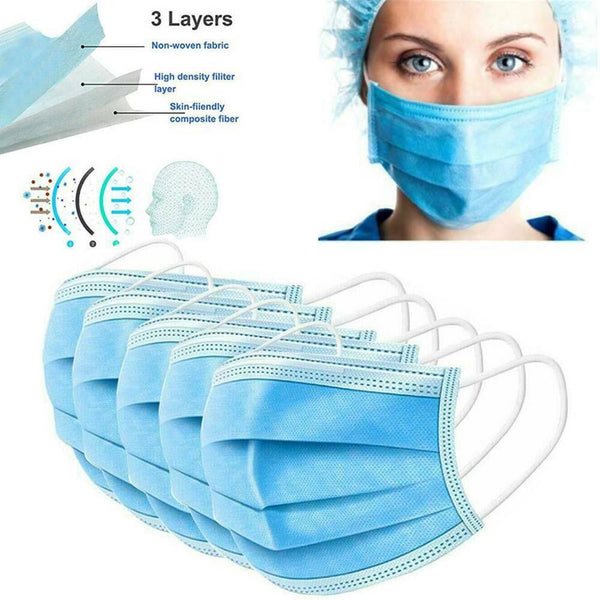 FDA and CE Approved Protective Masks ( 1 Pack=20 Pieces)