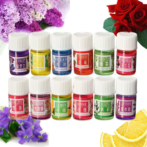 12Pcs Essential Aromatherapy Oil