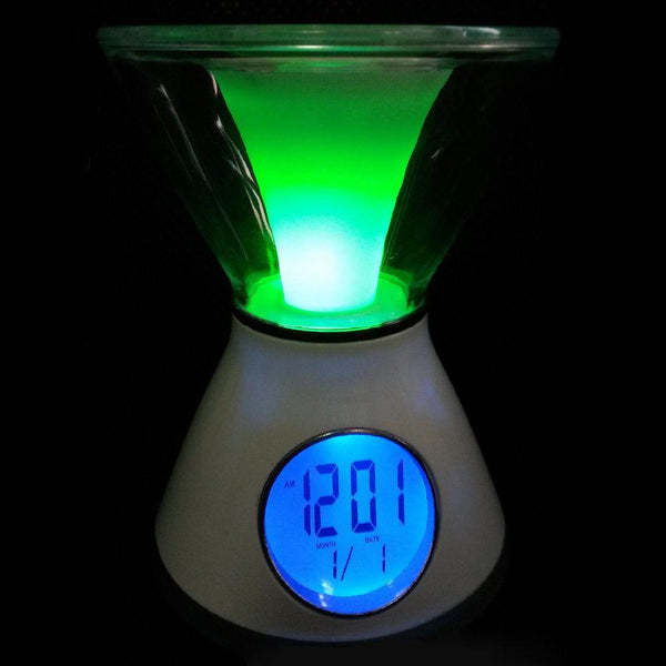 12/24-hour LCD Aromatherapy with Backlight Alarm Clock