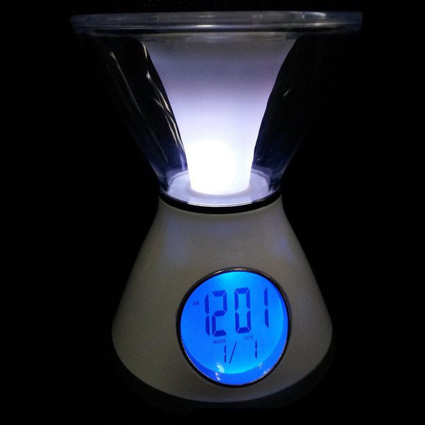 12/24-hour LCD Aromatherapy with Backlight Alarm Clock
